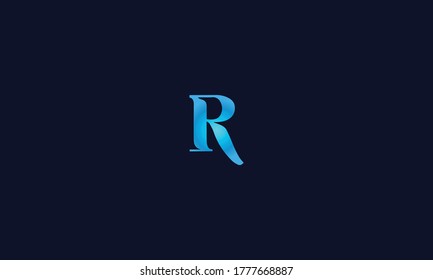 Abstract,Creative and unique alphabet letter R logo