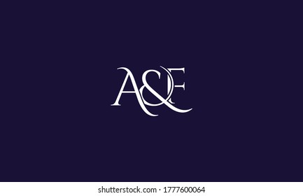 Abstract,Creative and unique alphabet letters A&E logo