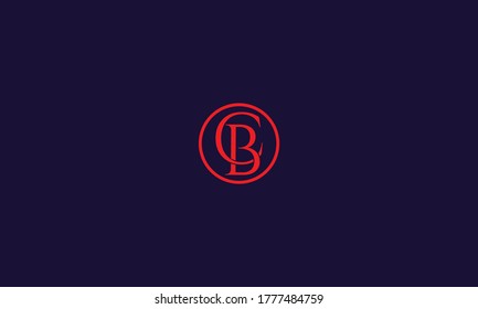 Abstract,Creative and unique alphabet letters CB logo