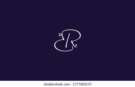 Abstract,Creative and unique alphabet letters ER, RE logo