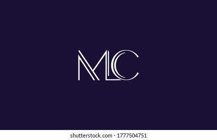 Abstract,Creative and unique alphabet letters MLC logo