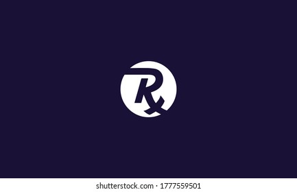 Abstract,Creative and unique alphabet letters RX, XR logo