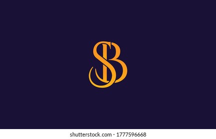 Abstract,Creative and unique alphabet letters SB, BS logo
