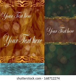 abstracted floral background for text