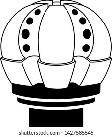 Abstracted and simplified offshore drill crown
