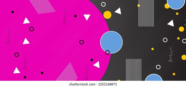 AbstractGeometric Shapes Background for Web Design, Print, Presentation, banner , Flyer, magazine. design