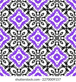 Abstraction art. Seamless vector background with repeat pattern.Oriental style damask floral tile modern lux fabric design textile swatch ladies dress, man shirt all over print block.