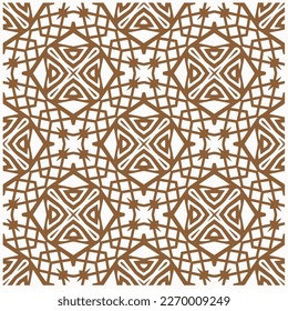 Arte de abstracción. Fondo vectorial sin costura con patrón repetido. Estilo oriental damasco de azulejos florales diseño moderno de tela lux de swatch mujeres vestido, camiseta masculina por todo el bloque de impresión.