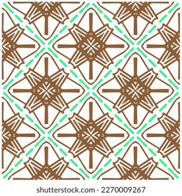 Arte de abstracción. Fondo vectorial sin costura con patrón repetido. Estilo oriental damasco de azulejos florales diseño moderno de tela lux de swatch mujeres vestido, camiseta masculina por todo el bloque de impresión.
