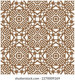 Arte de abstracción. Fondo vectorial sin costura con patrón repetido. Estilo oriental damasco de azulejos florales diseño moderno de tela lux de swatch mujeres vestido, camiseta masculina por todo el bloque de impresión.
