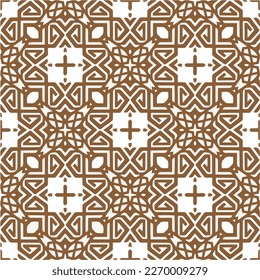 Arte de abstracción. Fondo vectorial sin costura con patrón repetido. Estilo oriental damasco de azulejos florales diseño moderno de tela lux de swatch mujeres vestido, camiseta masculina por todo el bloque de impresión.