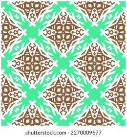 Abstraction art. Seamless vector background with repeat pattern.Oriental style damask floral tile modern lux fabric design textile swatch ladies dress, man shirt all over print block.