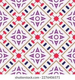 Abstraction in art. Seamless vector background with repeat pattern.Oriental style damask floral tile modern lux fabric design textile swatch ladies dress, man shirt all over print block.