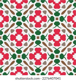 Abstracción en el arte. Fondo vectorial sin costura con patrón repetido. Estilo oriental damasco de azulejos florales diseño moderno de tela lux swatch damas vestido, camiseta masculina por todo el bloque de impresión.