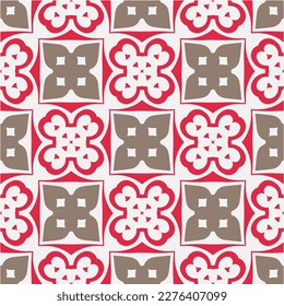 Abstraction in art. Seamless vector background with repeat pattern.Oriental style damask floral tile modern lux fabric design textile swatch ladies dress, man shirt all over print block.