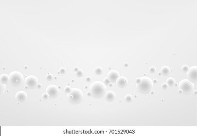 Abstraction background with balls, shapes, liquid. 3d vector illustration for futuristic, trendy, modern, creative, science backgrounds...