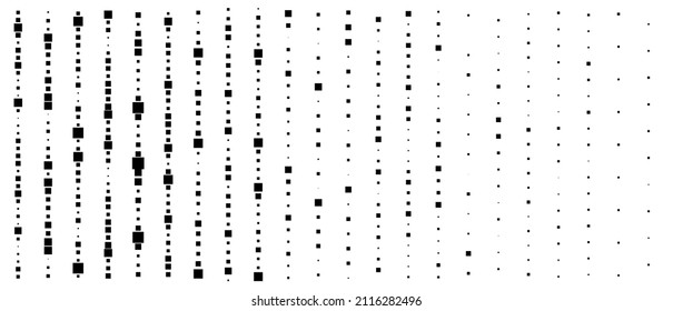 Abstraction background black rhombuses of different sizes. Vector illustration