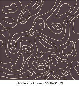 Abstraction background of brown color with lines  of yellow and beige. Pattern