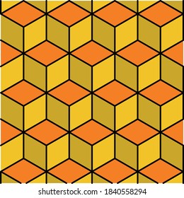 Abstraction background of the cube