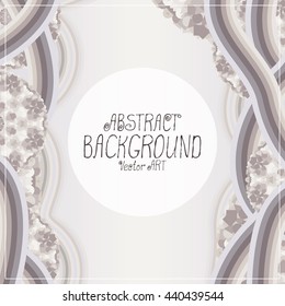 Abstraction background for design. Vector art.