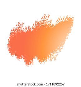 
Abstracción del fondo, trazos de pincel naranja