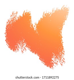 
Abstraction for the background, orange brush strokes