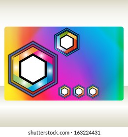 Abstraction background for plastic cards