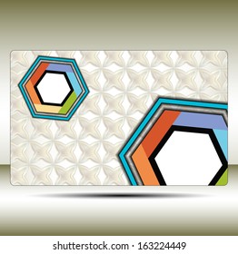 Abstraction background for plastic cards