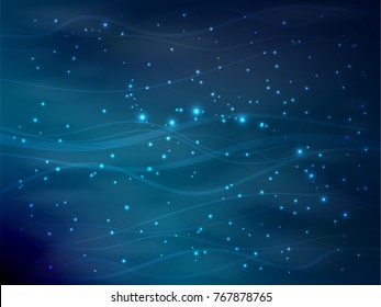abstraction background vector illustration. sky and star stripes