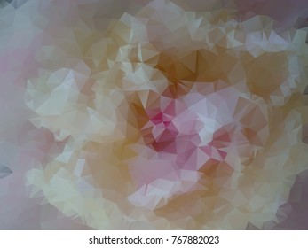 abstraction background vector illustration. white flower bud