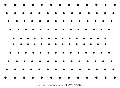 Abstraction. Black dots on a white background, poster. Graphic illustration modern, vector 