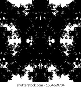 Abstraction. Black and white. Seamless pattern. Endless texture. 
