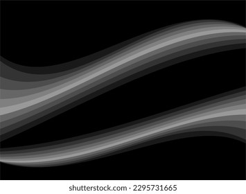 Abstraction. Black and white stripes. Gentle tones. Style. Beautiful background.