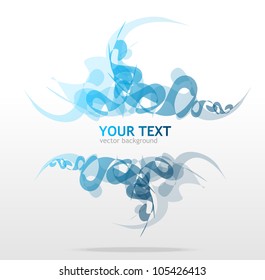 Abstraction blue background for text
