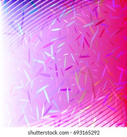 Abstraction of bright elements in modern style. Abstract colorful background in bright neon colors. Vector illustration for disco party banner, poster, cards, flyer, web. Creative design.