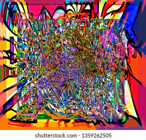 Abstraction. Bright summer color