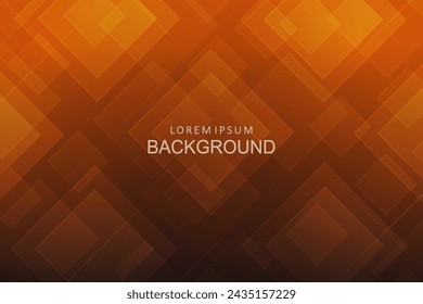 Abstraction brown geometric composition, chaotically drawn squares.