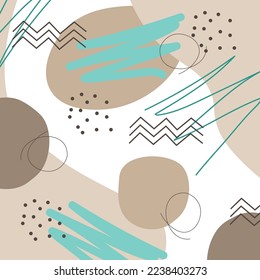 Abstracción en tonos marrones - imagen vectorial