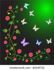 abstraction with butterfly