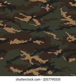 
Abstraction camo military background on textiles, classical uniform, army pattern. Camouflage and fishing.