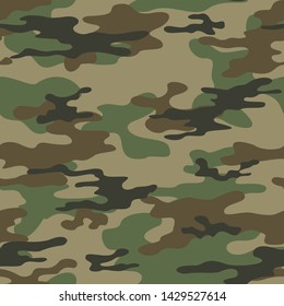 abstraction camouflage military seamless pattern on print
