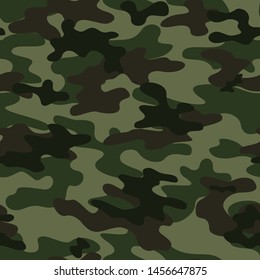 
abstraction camouflage pattern military seamless vector on print of clothing and wallpaper