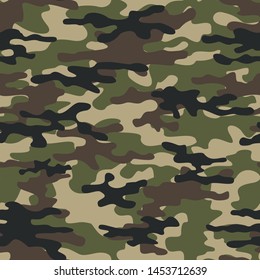 
abstraction camouflage seamless vector pattern