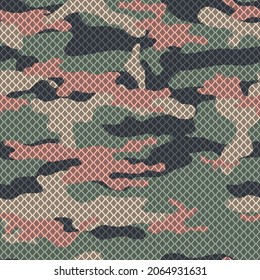 
Abstraction camouflage vector illustration, geometric pattern, modern beautiful design on textiles