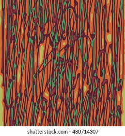 abstraction chaotic pattern with doodle lines dots attrition dirty background filth vector design template makeup tissue colorful tribal make black conceptual scene native fabric paint multicolored br