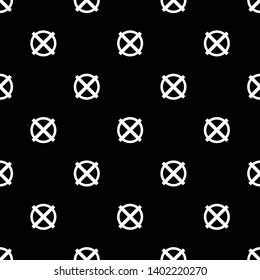 
abstraction circle cross seamless pattern for clothes and wallpapers