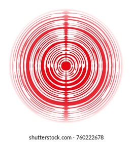 abstraction circle on the colour background