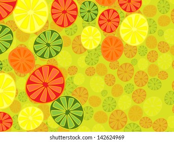abstraction of citrus
