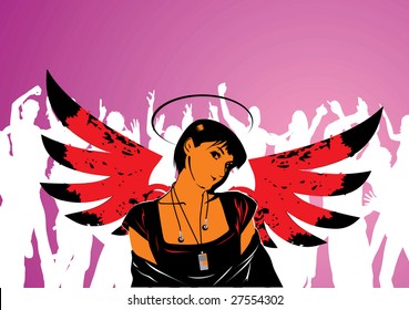 Abstraction - a club angel