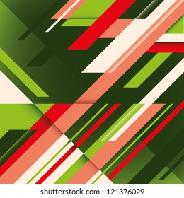Abstraction in color. Vector illustration.